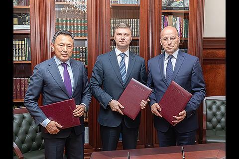The national railways of Kazakhstan, Russia and Belarus have signed an agreement covering the management of United Transport & Logistics Co - Eurasian Rail Alliance.